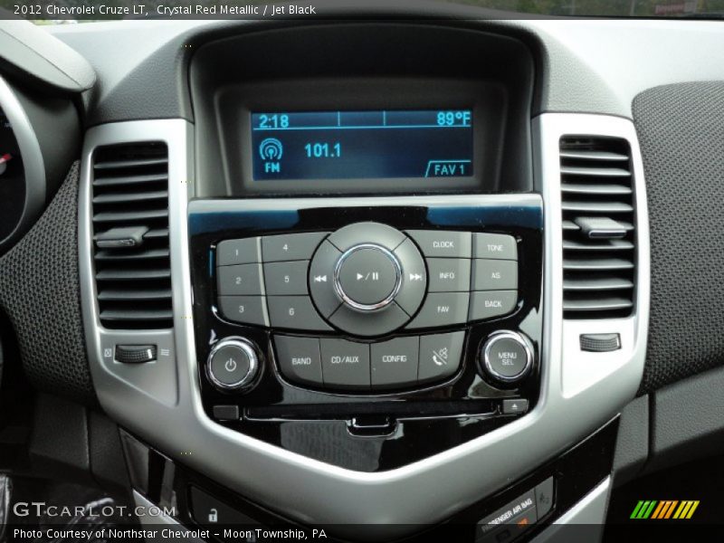 Crystal Red Metallic / Jet Black 2012 Chevrolet Cruze LT