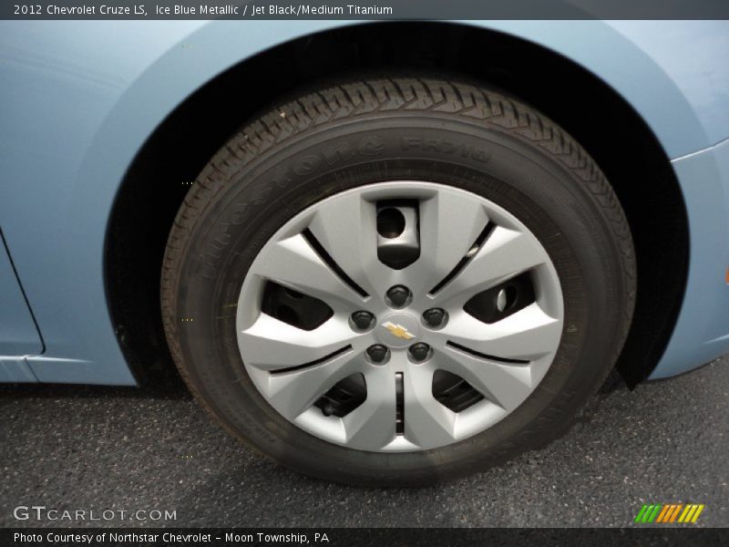 Ice Blue Metallic / Jet Black/Medium Titanium 2012 Chevrolet Cruze LS