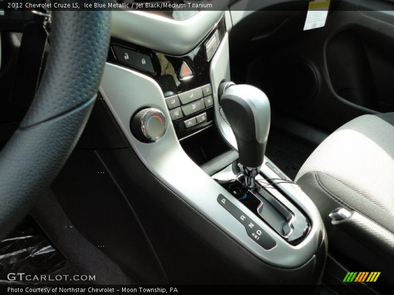 Ice Blue Metallic / Jet Black/Medium Titanium 2012 Chevrolet Cruze LS