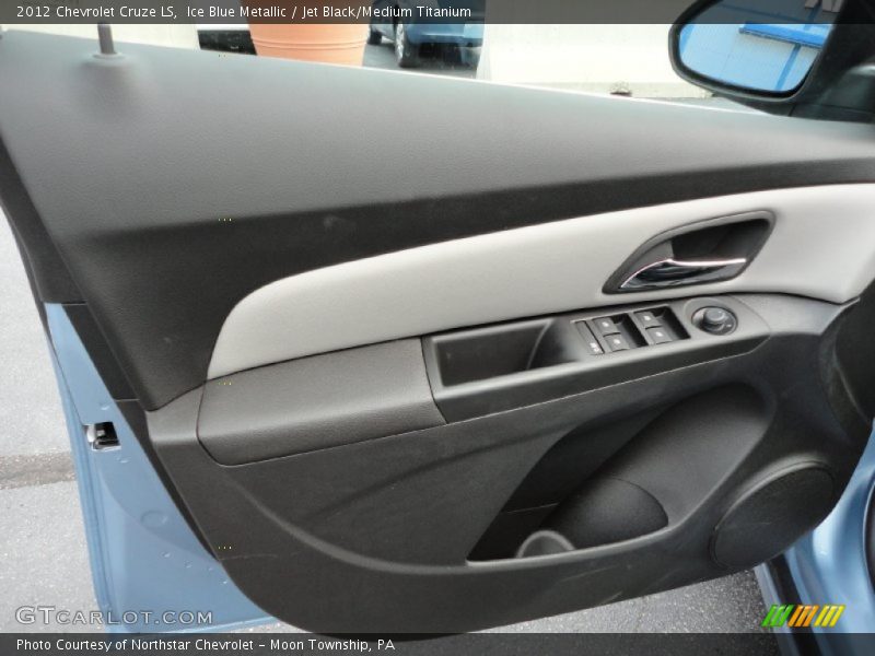 Ice Blue Metallic / Jet Black/Medium Titanium 2012 Chevrolet Cruze LS