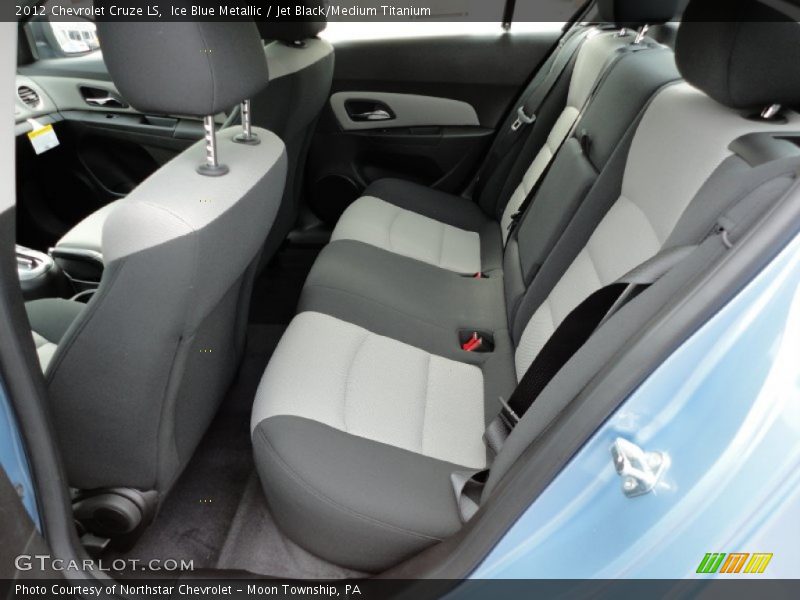 Ice Blue Metallic / Jet Black/Medium Titanium 2012 Chevrolet Cruze LS