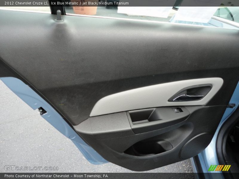 Ice Blue Metallic / Jet Black/Medium Titanium 2012 Chevrolet Cruze LS