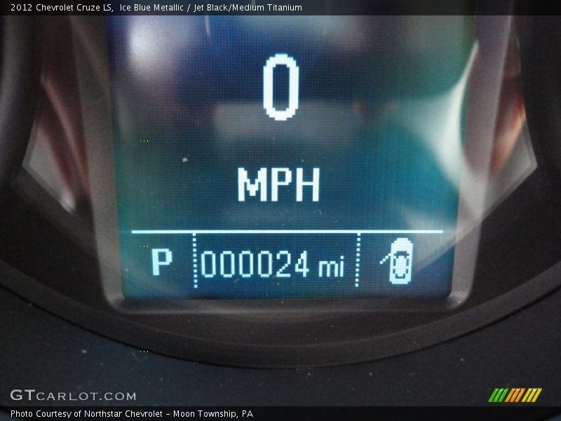 Ice Blue Metallic / Jet Black/Medium Titanium 2012 Chevrolet Cruze LS