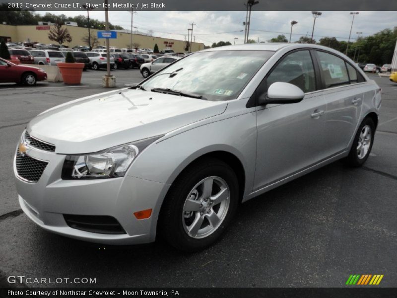 Silver Ice Metallic / Jet Black 2012 Chevrolet Cruze LT