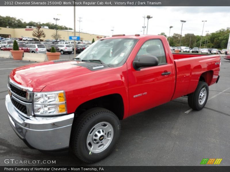 Front 3/4 View of 2012 Silverado 2500HD Work Truck Regular Cab 4x4