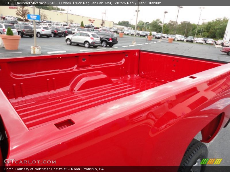 Victory Red / Dark Titanium 2012 Chevrolet Silverado 2500HD Work Truck Regular Cab 4x4