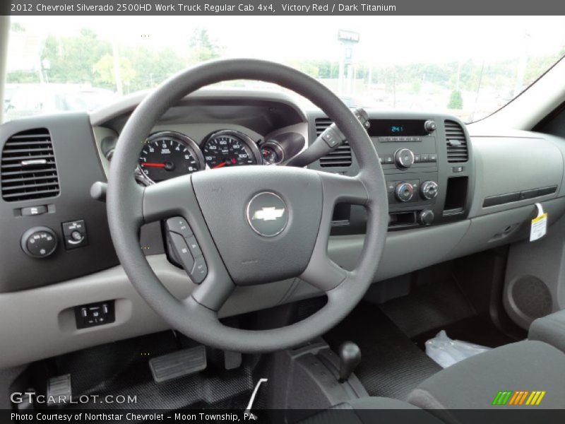 Dashboard of 2012 Silverado 2500HD Work Truck Regular Cab 4x4