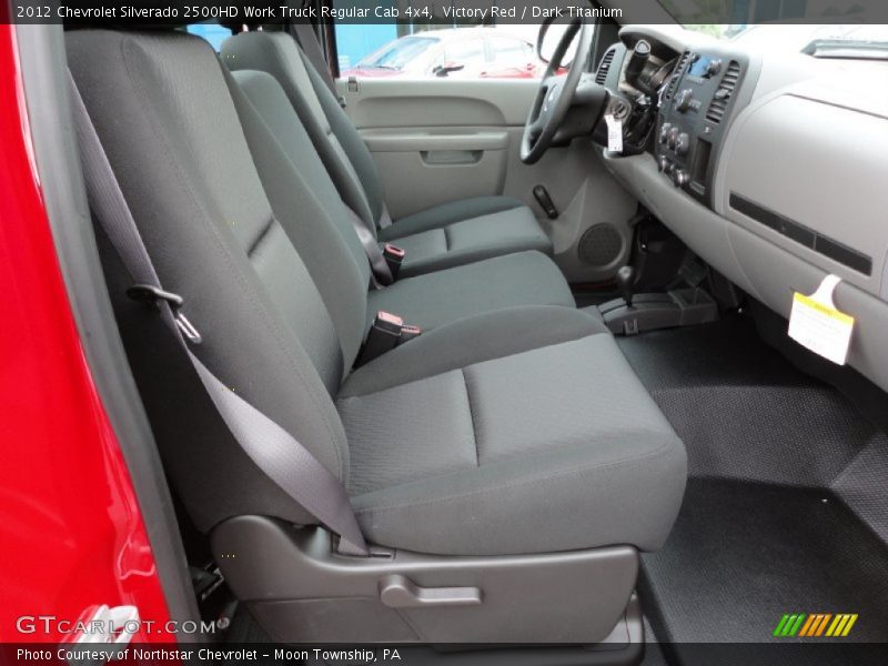 Victory Red / Dark Titanium 2012 Chevrolet Silverado 2500HD Work Truck Regular Cab 4x4