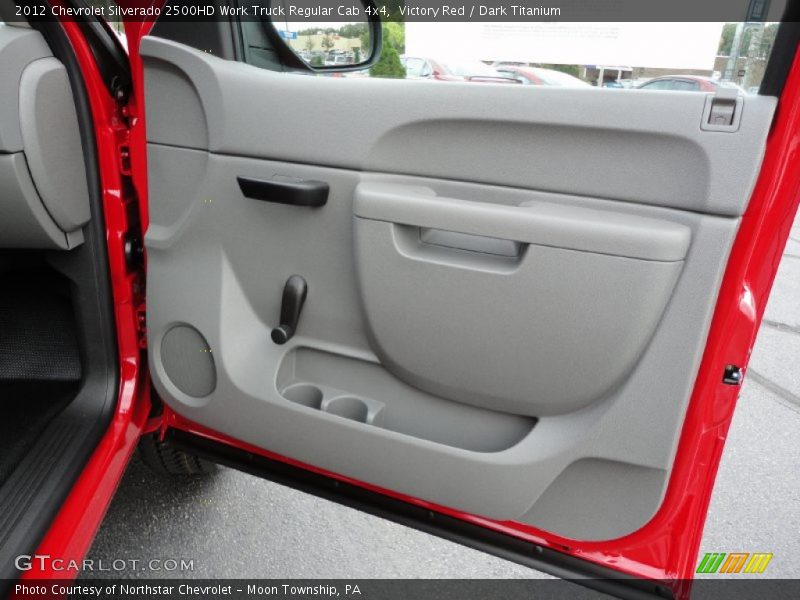 Victory Red / Dark Titanium 2012 Chevrolet Silverado 2500HD Work Truck Regular Cab 4x4