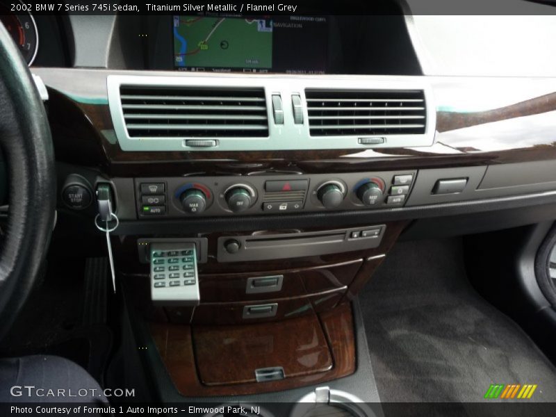 Titanium Silver Metallic / Flannel Grey 2002 BMW 7 Series 745i Sedan