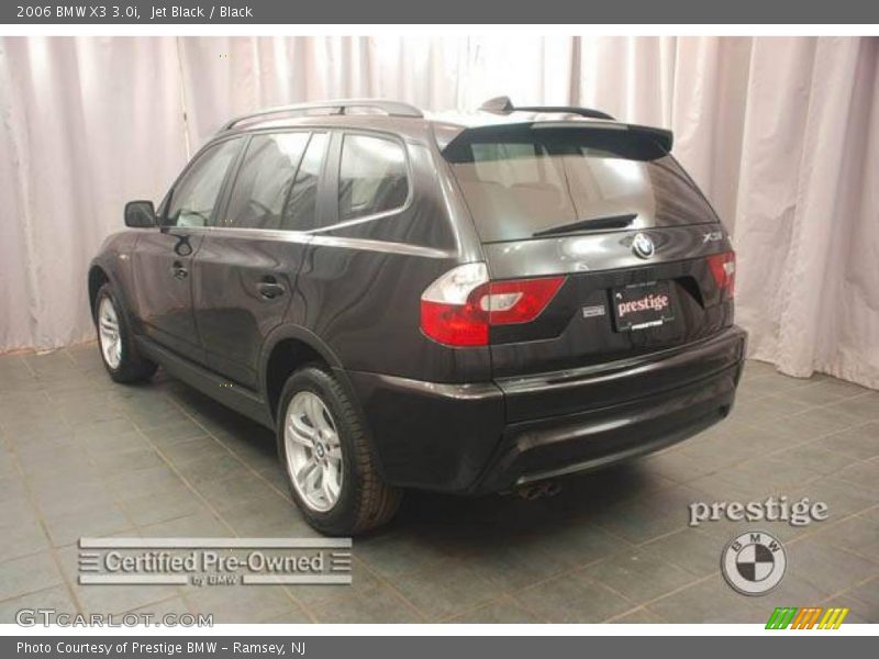Jet Black / Black 2006 BMW X3 3.0i