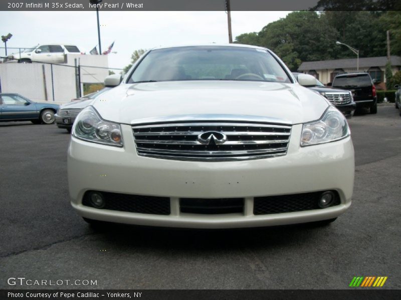 Ivory Pearl / Wheat 2007 Infiniti M 35x Sedan