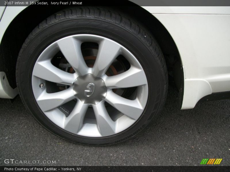 Ivory Pearl / Wheat 2007 Infiniti M 35x Sedan