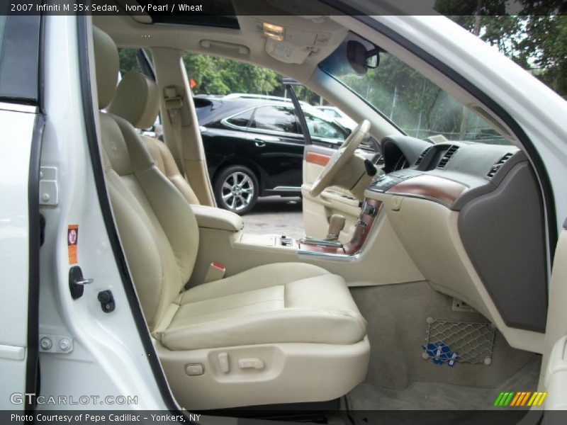 Ivory Pearl / Wheat 2007 Infiniti M 35x Sedan