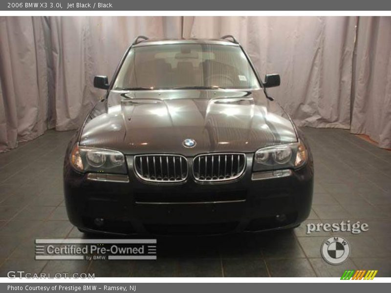 Jet Black / Black 2006 BMW X3 3.0i