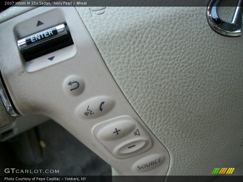 Ivory Pearl / Wheat 2007 Infiniti M 35x Sedan