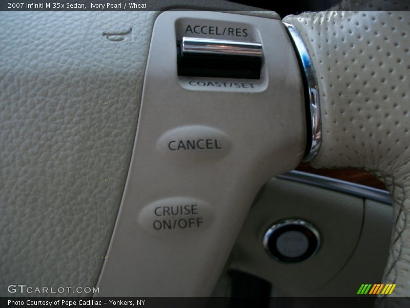 Ivory Pearl / Wheat 2007 Infiniti M 35x Sedan