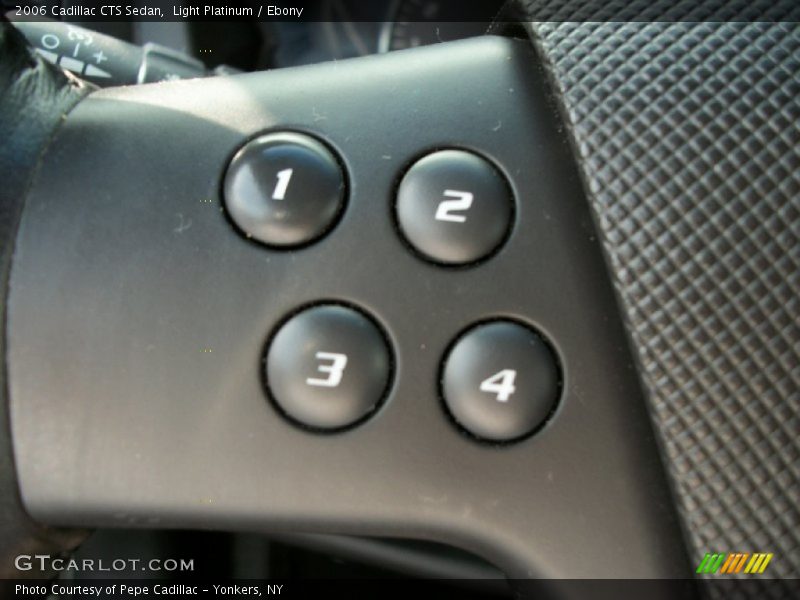 Light Platinum / Ebony 2006 Cadillac CTS Sedan