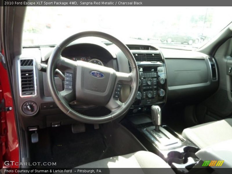 Sangria Red Metallic / Charcoal Black 2010 Ford Escape XLT Sport Package 4WD