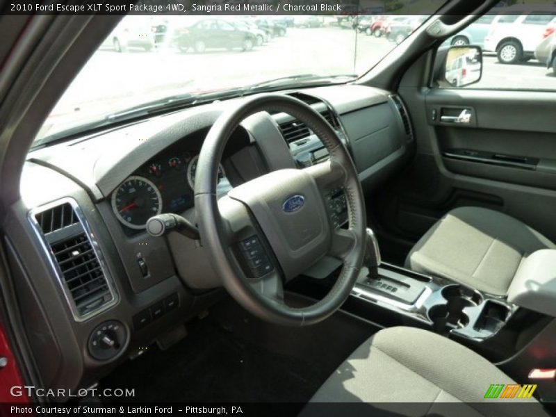 Sangria Red Metallic / Charcoal Black 2010 Ford Escape XLT Sport Package 4WD