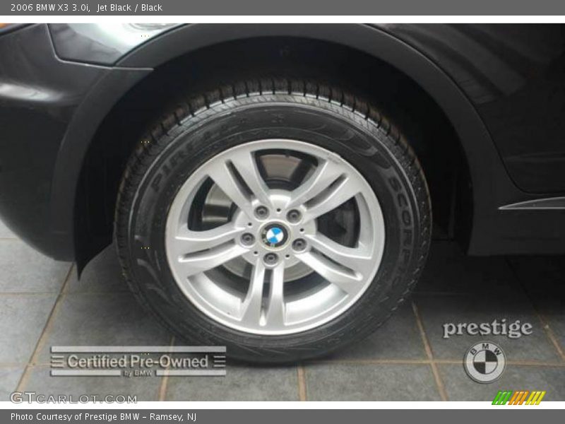 Jet Black / Black 2006 BMW X3 3.0i