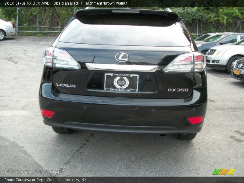 Obsidian Black / Parchment/Brown Walnut 2010 Lexus RX 350 AWD