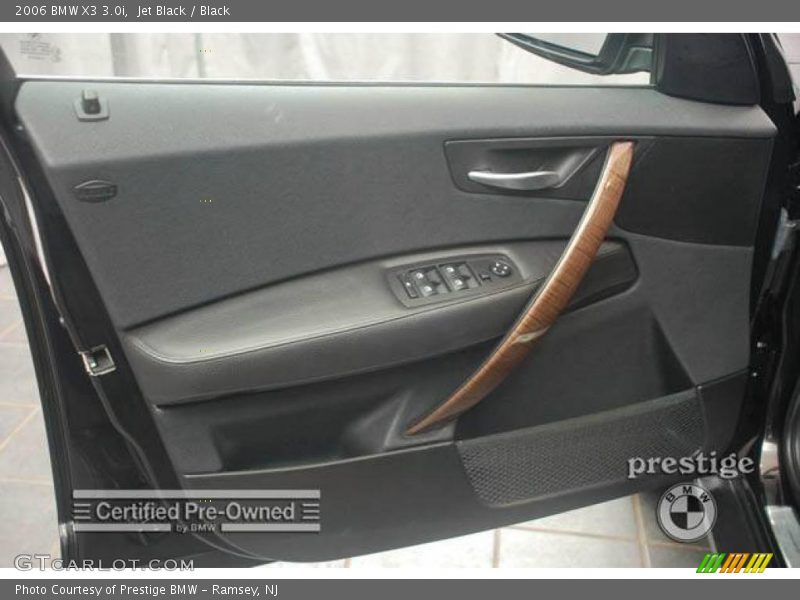 Jet Black / Black 2006 BMW X3 3.0i