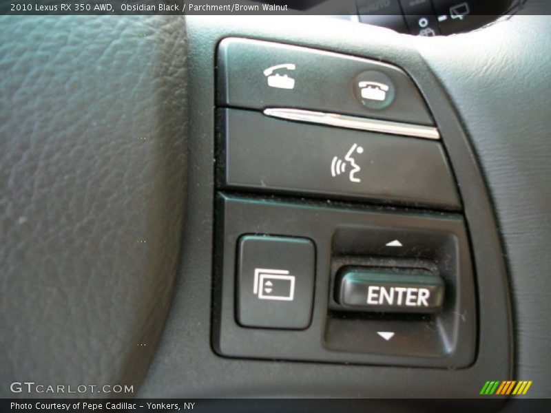 Obsidian Black / Parchment/Brown Walnut 2010 Lexus RX 350 AWD