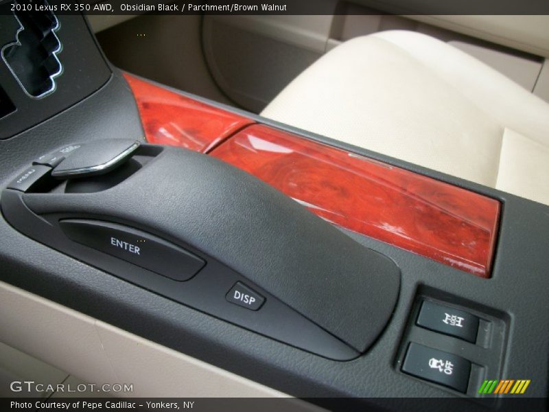 Obsidian Black / Parchment/Brown Walnut 2010 Lexus RX 350 AWD