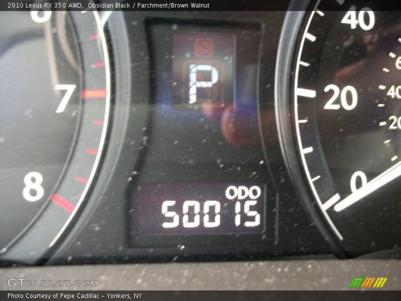Obsidian Black / Parchment/Brown Walnut 2010 Lexus RX 350 AWD