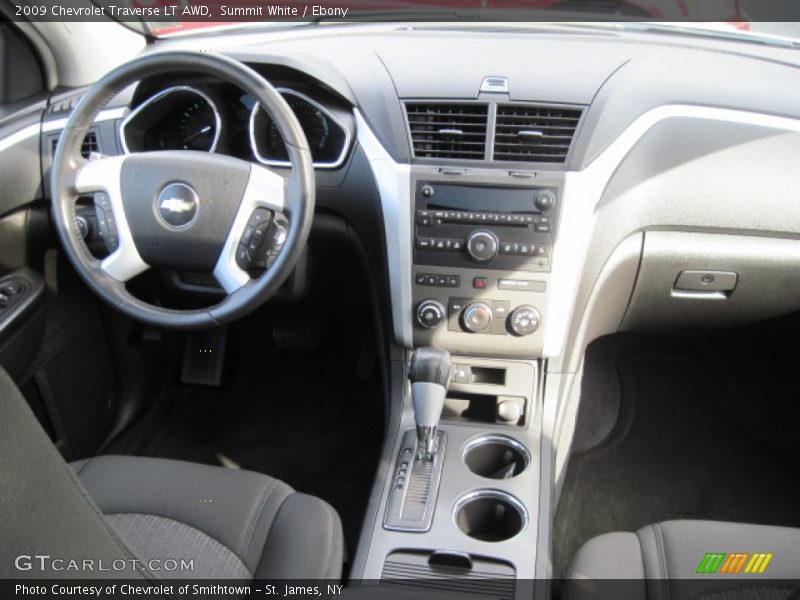 Summit White / Ebony 2009 Chevrolet Traverse LT AWD