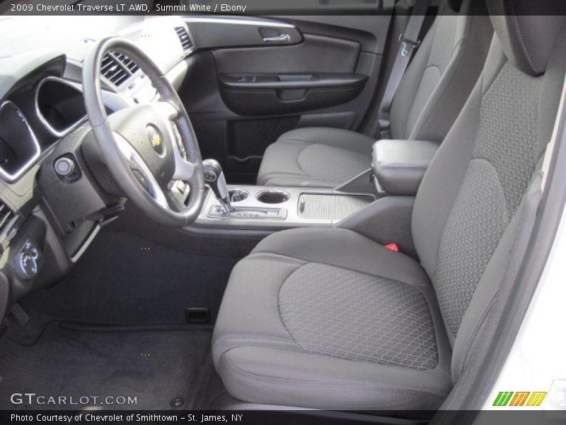 Summit White / Ebony 2009 Chevrolet Traverse LT AWD