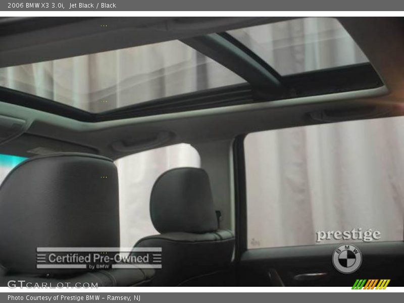 Jet Black / Black 2006 BMW X3 3.0i