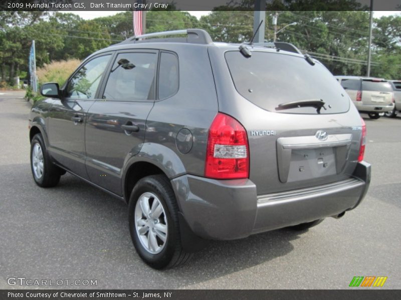 Dark Titanium Gray / Gray 2009 Hyundai Tucson GLS