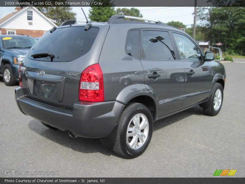Dark Titanium Gray / Gray 2009 Hyundai Tucson GLS