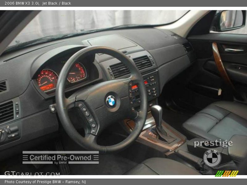 Jet Black / Black 2006 BMW X3 3.0i