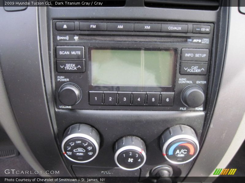 Dark Titanium Gray / Gray 2009 Hyundai Tucson GLS