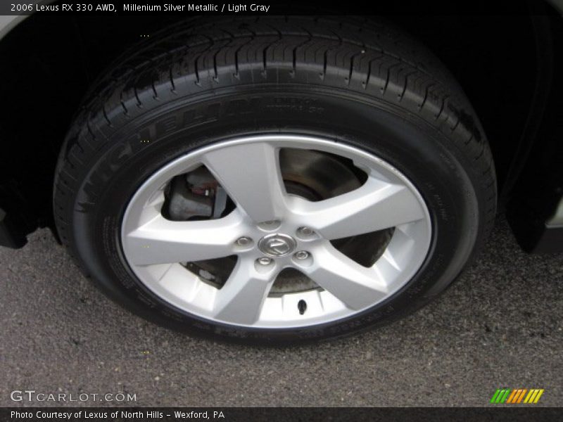 Millenium Silver Metallic / Light Gray 2006 Lexus RX 330 AWD