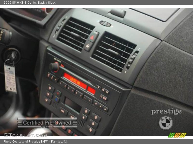 Jet Black / Black 2006 BMW X3 3.0i