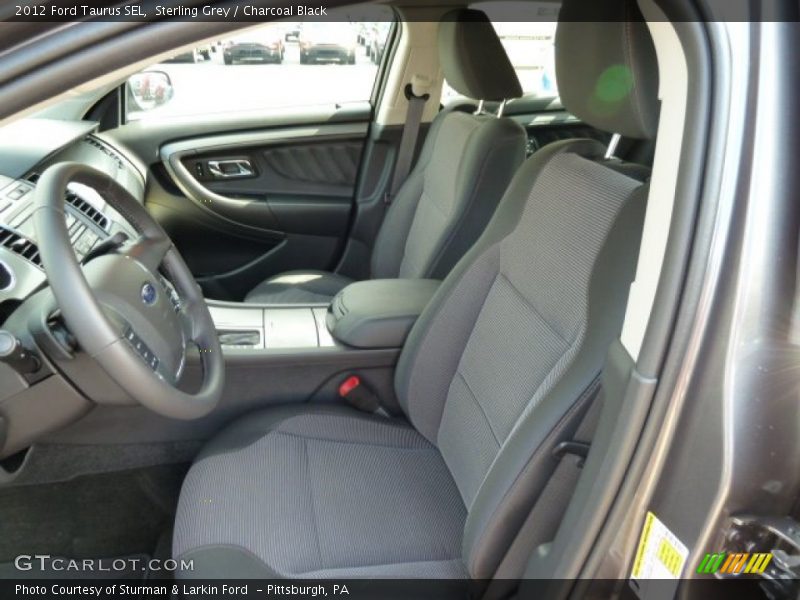  2012 Taurus SEL Charcoal Black Interior