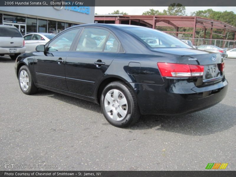 Ebony Black / Gray 2006 Hyundai Sonata GL