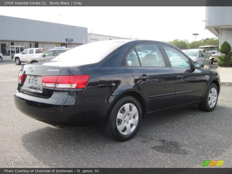 Ebony Black / Gray 2006 Hyundai Sonata GL