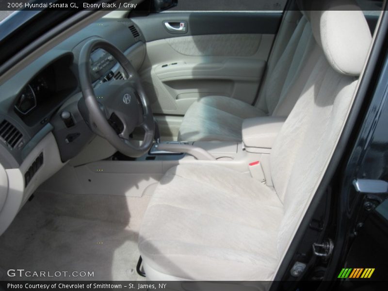 Ebony Black / Gray 2006 Hyundai Sonata GL