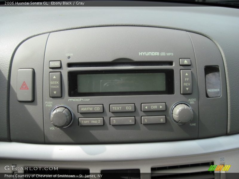 Ebony Black / Gray 2006 Hyundai Sonata GL