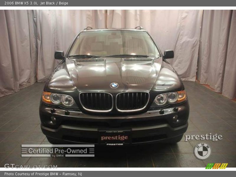 Jet Black / Beige 2006 BMW X5 3.0i