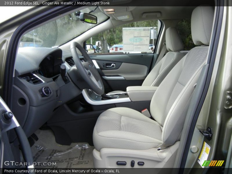  2012 Edge SEL Medium Light Stone Interior