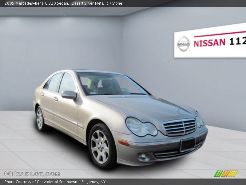 Desert Silver Metallic / Stone 2005 Mercedes-Benz C 320 Sedan
