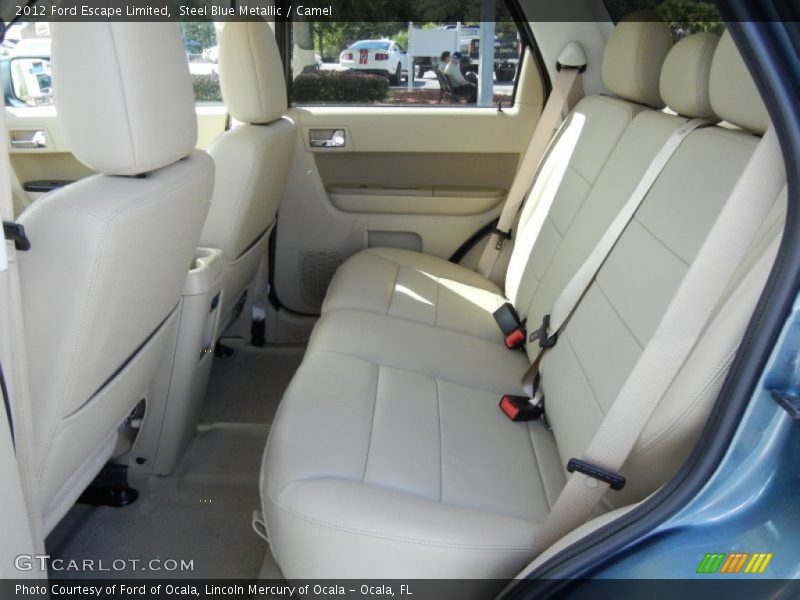 Steel Blue Metallic / Camel 2012 Ford Escape Limited