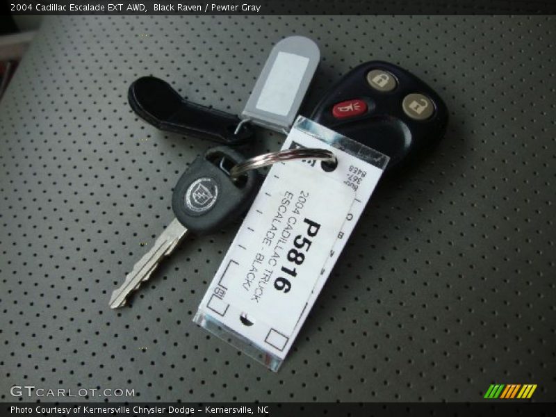 Black Raven / Pewter Gray 2004 Cadillac Escalade EXT AWD
