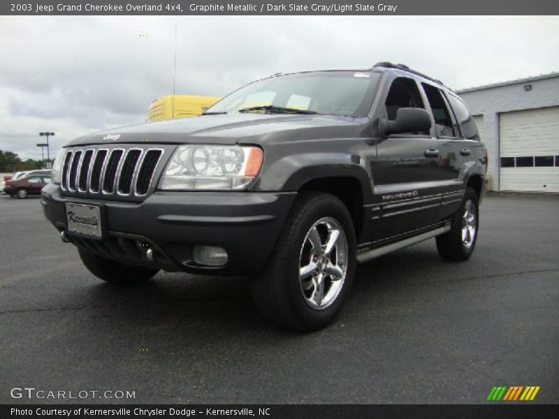 Graphite Metallic / Dark Slate Gray/Light Slate Gray 2003 Jeep Grand Cherokee Overland 4x4